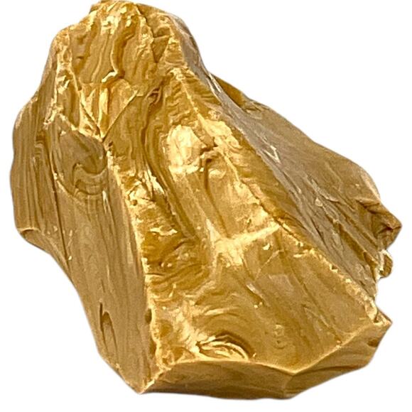 Chocolate Carmel Swirl Art Glass Cullet Slag Glass #5L20 - Picture 2 of 6